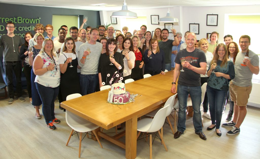 ForrestBrown hits 50 staff